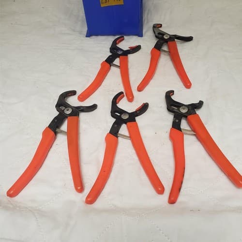 Lot of 5 ROBO Oil Filter Wrench Pliers LOT-196 - Thumbnail 7