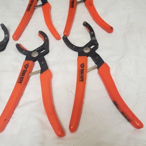 Lot of 5 ROBO Oil Filter Wrench Pliers LOT-196 - Thumbnail 6