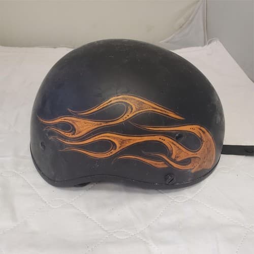 Harley Davidson Motor Cycles black Helmet Large - Thumbnail 4