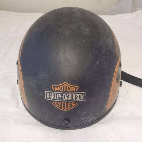 Harley Davidson Motor Cycles black Helmet Large - Thumbnail 3