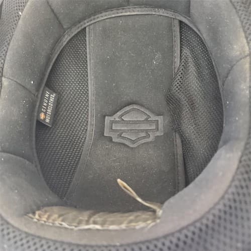 Harley Davidson Motor Cycles black Helmet Large - Thumbnail 6