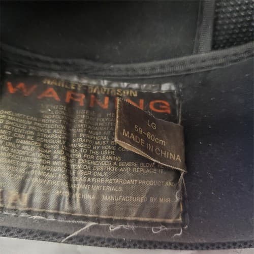 Harley Davidson Motor Cycles black Helmet Large - Thumbnail 9