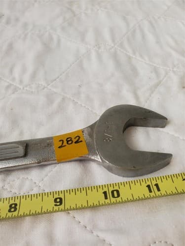 CRAFTSMAN 1 1/8 - 1 1/16 VV44586 Double-Ended Open Wrench Tool LOT 282 - Thumbnail 2