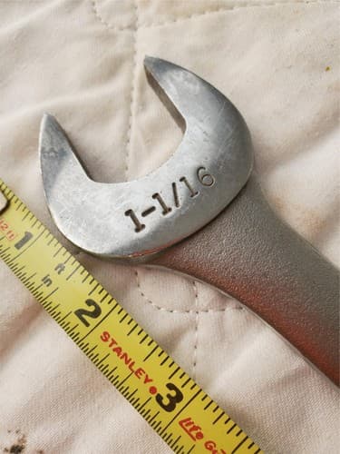 CRAFTSMAN 1 1/8 - 1 1/16 VV44586 Double-Ended Open Wrench Tool LOT 282 - Thumbnail 4