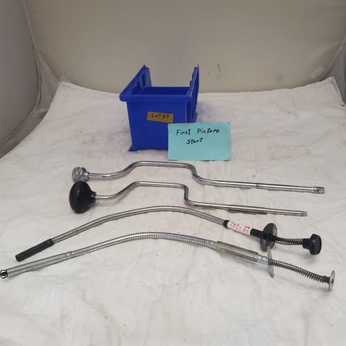 Lot of 4 Automotive Throttle and Choke Control Cables LOT-89 - Image 1