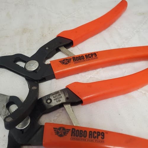 Lot of 3 Duct Cutter & Adjustable Oil Filter Pliers Set LOT-881 - Thumbnail 4