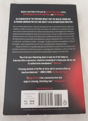 Reign of Terror Book by Spencer Ackerman - Thumbnail 3