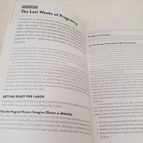 The Birth Partner's Quick Reference Guide and Planner Book By Penny Simkin - Thumbnail 5