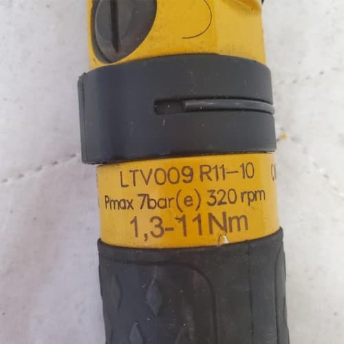 Atlas Copco LTV009 R11-10 Pneumlatic Right Angle Nutrunner Aircraft Tool AM3 - Thumbnail 4