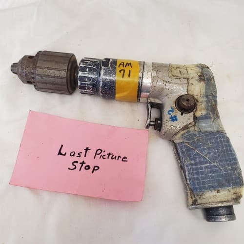 DOTCO 55C2434-52 Pistol Grip Pneumatic Heavy Duty Air Drill Air Tool AM71 - Thumbnail 7