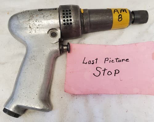 Rockwell 1300 RPM model air drill pneumatic pistol grip screwdriver AM8 - Thumbnail 5