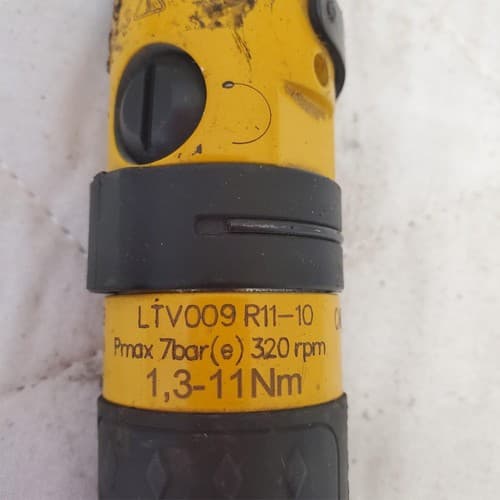 Atlas Copco LTV009 R11-10 Pneumlatic Right Angle Nutrunner Aircraft Tool AM2 - Thumbnail 4