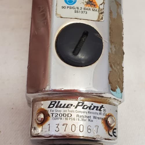 Blue Point AT200D 150RPM Heavy Duty Pneumatic Air Ratchet Wrench AM27 - Thumbnail 5