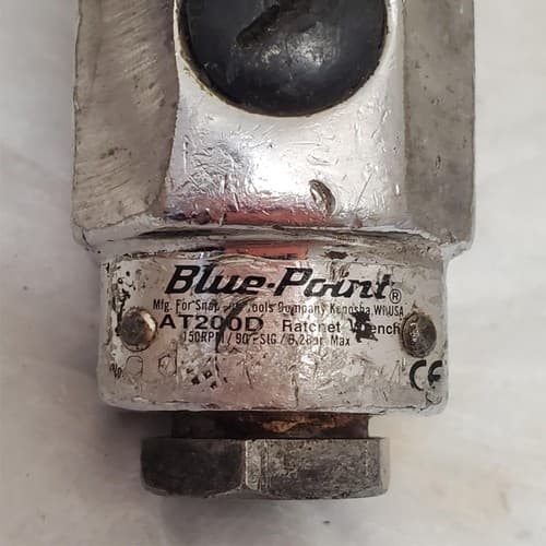 Blue Point AT200D Heavy Duty Pneumatic Air Ratchet Wrench Air Tool AM84 - Thumbnail 3
