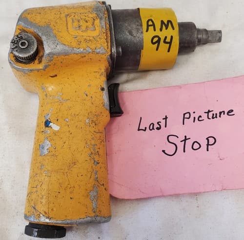 Ingersoll Rand Heavy Duty Pneumatic Air Impact Wrench Pistol Grip Model AM94 - Thumbnail 5