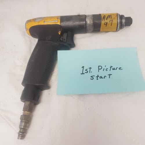 Atlas Copco LUM12HRX8-WH Screw Gun Reversible Pneumatic Driver Tool AM97 - Image 1