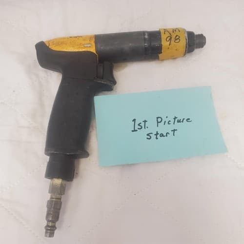 Atlas Copco LUM12HRX8-WH Screw Gun Reversible Pneumatic Driver Tool AM98 - Image 1