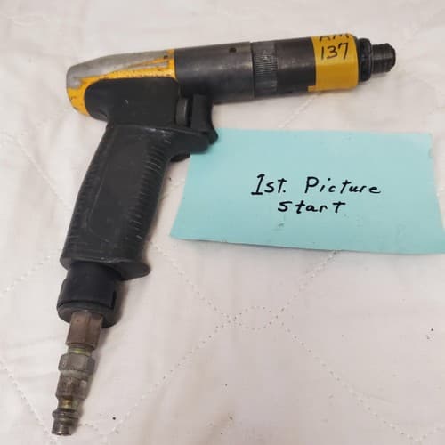 Atlas Copco LUM12HRX8-WH Reversible Pneumatic Air Screw Gun AM137 - Image 1