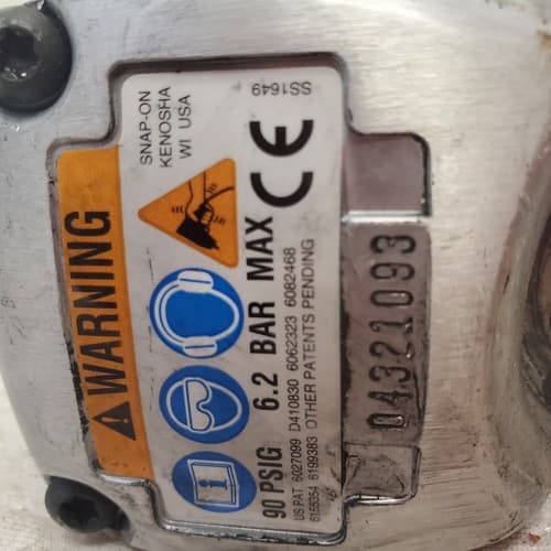 Snap-on IM6500HP 1/2” Air Impact Wrench Gun AM146 - Thumbnail 6