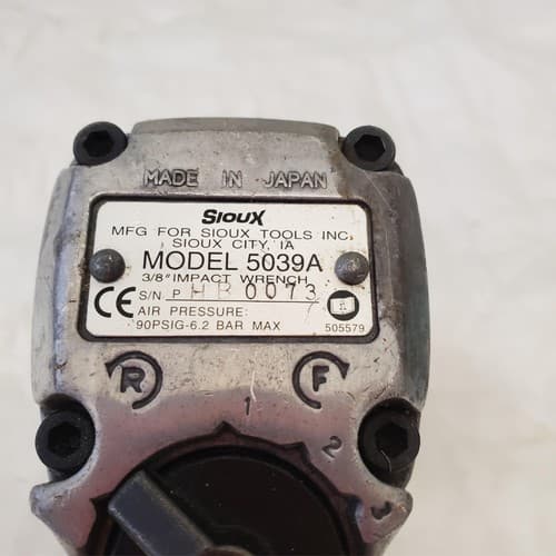 Sioux Model 5039A 3/8" Air pressure Impact wrench AM161 - Thumbnail 2
