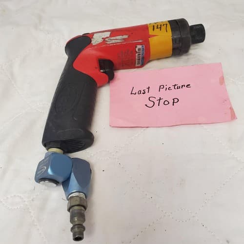 Sioux Torque Clutch Screwdriver with Blue point AIR Hose Swivel Connector AM147 - Thumbnail 6