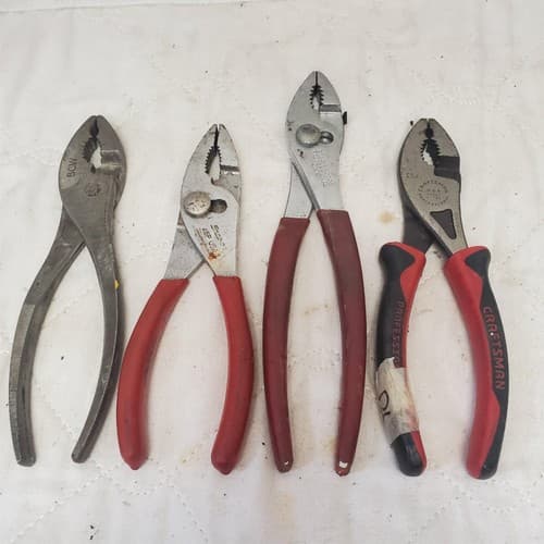 Lot of 4 Assorted Slip Joint Pliers Wilde Tool LOT-413 - Image 1