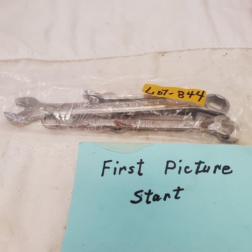 Lot of 5 Craftsman Open & Box End Wrenches Set LOT-844 - Thumbnail 2