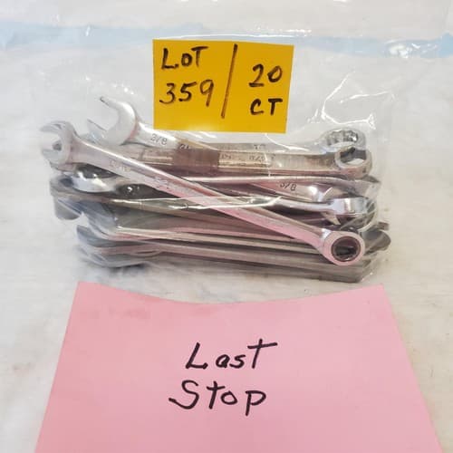 Lot of 20 Various Brand Assorted Size Wrenches Hand Tools LOT 359 - Thumbnail 12