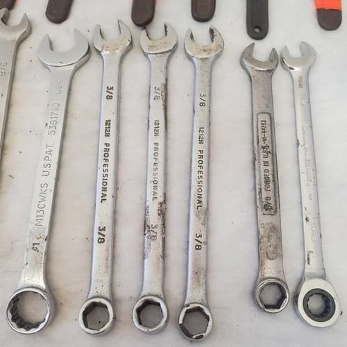 Lot of 20 Assorted Various Size Wrenches Tools LOT 355 - Thumbnail 6