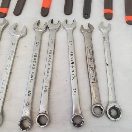 Lot of 20 Assorted Various Size Wrenches Tools LOT 355 - Thumbnail 5