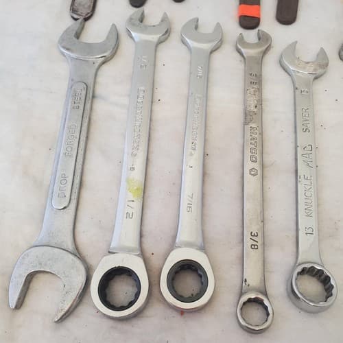 Lot of 20 Assorted Various Size Wrenches Tools LOT 355 - Thumbnail 4