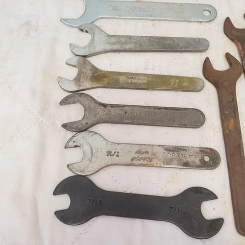 Lot of 9 Various Brand Assorted Open Ended Wrench Set LOT-845 - Thumbnail 4