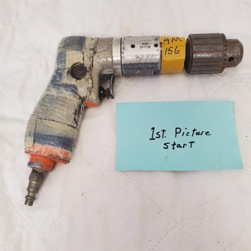 Dotco 55C2434 950 RPM Pistol Grip Pneumatic Heavy Duty Air Drill AM156 - Image 1