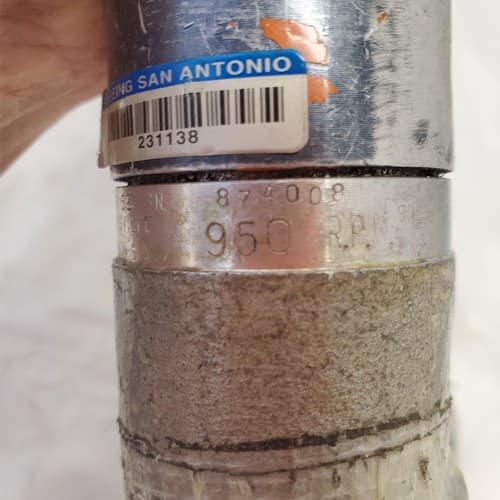 Dotco 55C2434 950 RPM Pistol Grip Pneumatic Heavy Duty Air Drill AM156 - Thumbnail 6