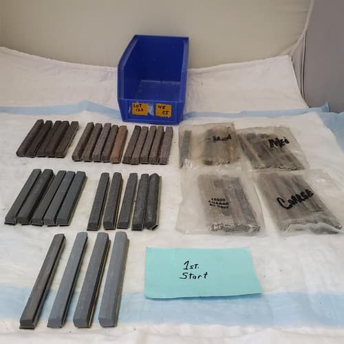 Lot of 45 Lisle 15500 15680 Grit Stones LOT123 - Image 1