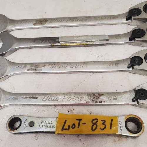 Lot of 5 Blue-Point Combination Box Wrenches Set LOT-831 - Thumbnail 4