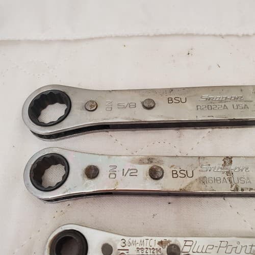 Lot of 5 Double Box Reversible Ratcheting Wrench Set LOT-830 - Thumbnail 6
