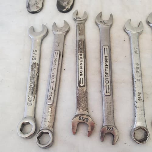 Lot of 20 Various Brand Assorted Size Wrenches Hand Tools LOT 358 - Thumbnail 7