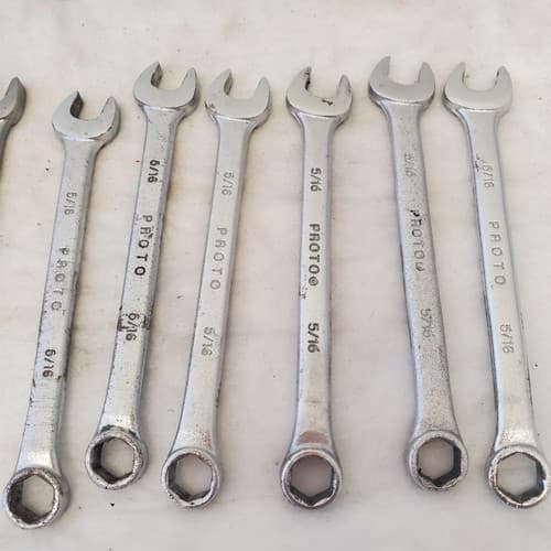Lot of 20 Various Brand Assorted Size Wrenches Hand Tools LOT 358 - Thumbnail 6