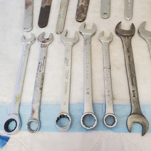Lot of 20 Various Brand Assorted Size Wrenches Hand Tools LOT 360 - Thumbnail 7