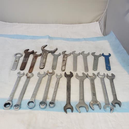 Lot of 20 Various Brand Assorted Size Wrenches Hand Tools LOT 360 - Thumbnail 3