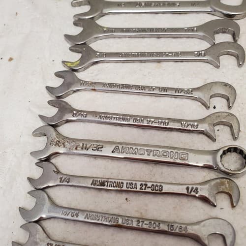 Lot of Assorted Open-End Combination & Double Box Wrenches LOT-923 - Thumbnail 3
