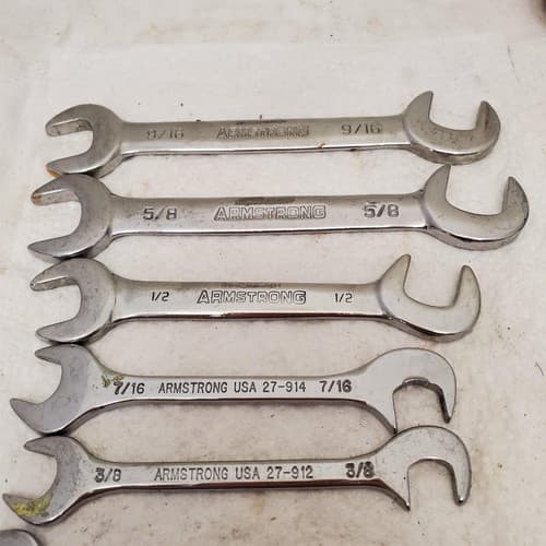 Lot of Assorted Open-End Combination & Double Box Wrenches LOT-923 - Thumbnail 4