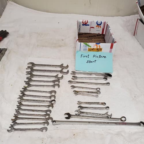 Lot of Assorted Open-End Combination & Double Box Wrenches LOT-923 - Image 1