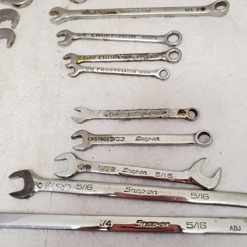 Lot of Assorted Open-End Combination & Double Box Wrenches LOT-923 - Thumbnail 7