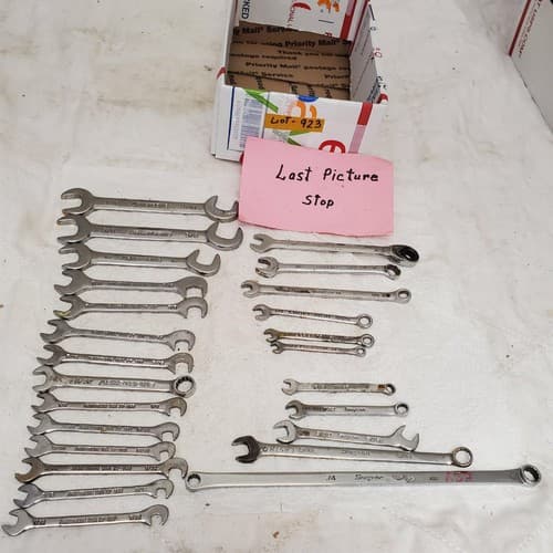 Lot of Assorted Open-End Combination & Double Box Wrenches LOT-923 - Thumbnail 10