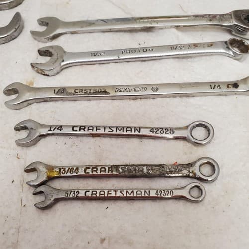 Lot of Assorted Open-End Combination & Double Box Wrenches LOT-923 - Thumbnail 8