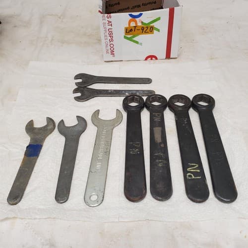 Lot of 9 Assorted Open End and Box End Wrenches LOT-920 - Image 1