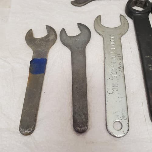 Lot of 9 Assorted Open End and Box End Wrenches LOT-920 - Thumbnail 4