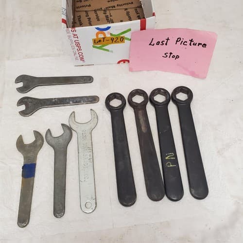 Lot of 9 Assorted Open End and Box End Wrenches LOT-920 - Thumbnail 10